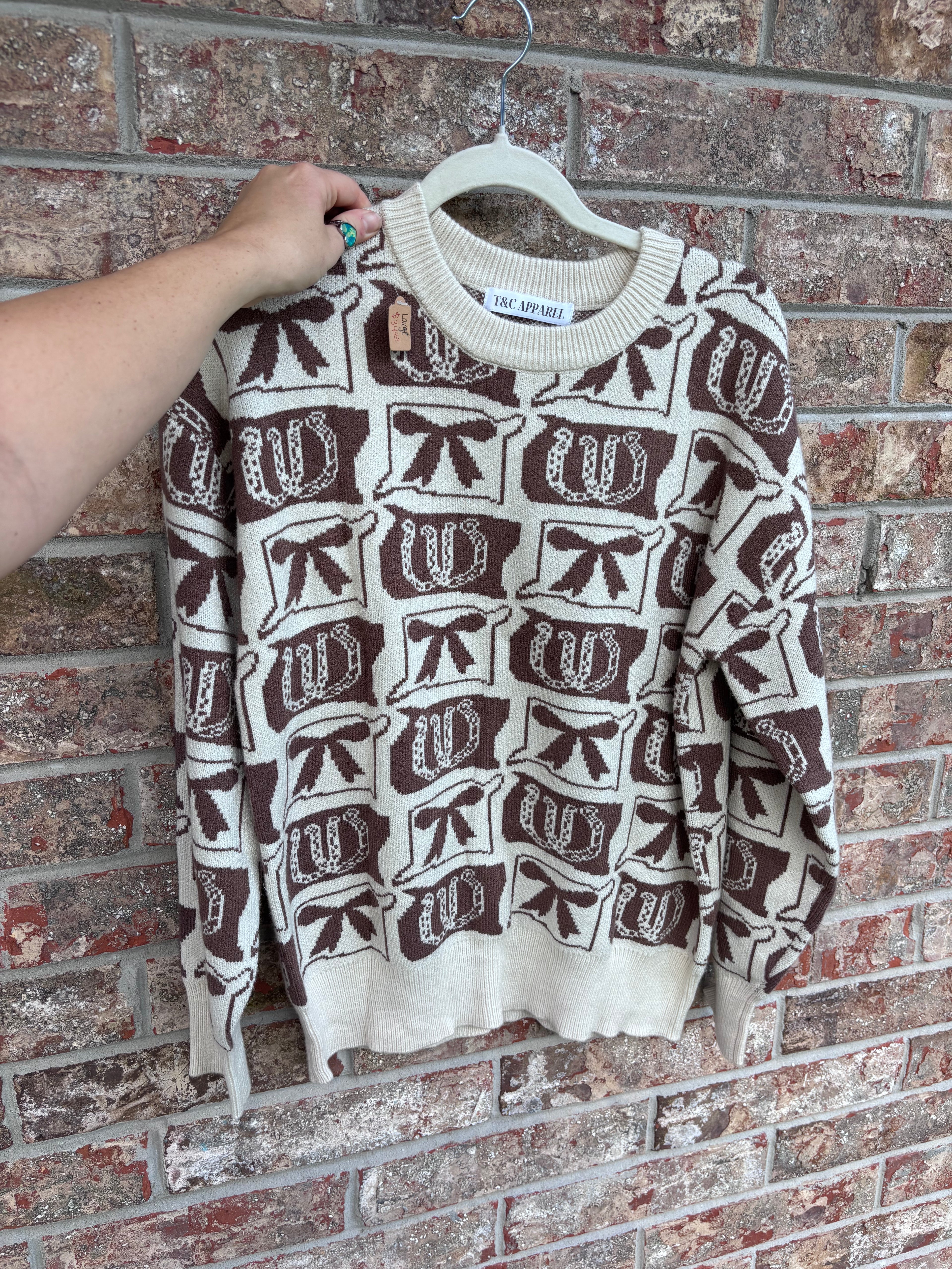 Bows & Horseshoe Sweater