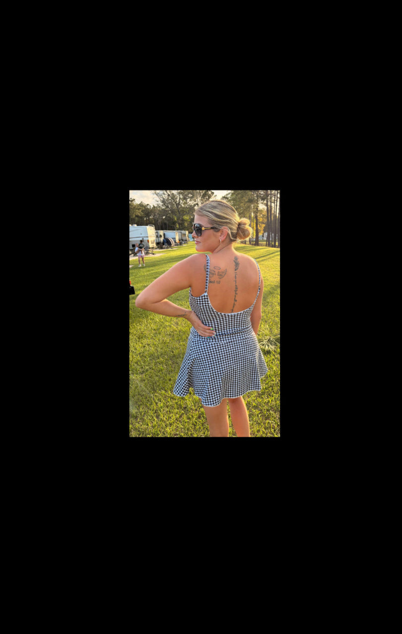 Checkmate Mini Dress