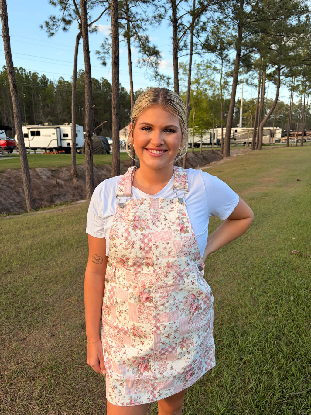 Blushing Rose Overalls